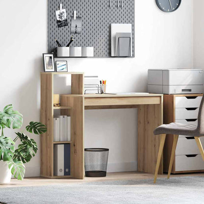 vidaXL Desk Artisan Oak Engineered Wood 100 x 40 x 90 cm 1