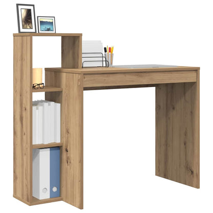 vidaXL Desk Artisan Oak Engineered Wood 100 x 40 x 90 cm 3