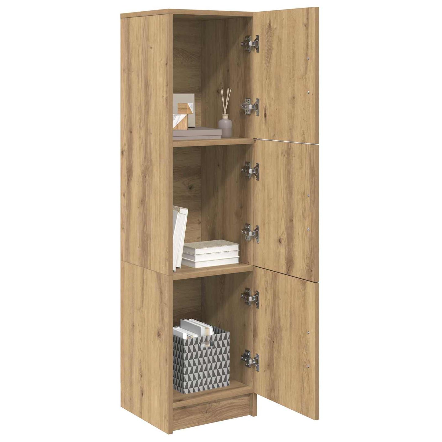 vidaXL Highboard Artisan Oak 31.5 x 32 x 122.5 cm 3