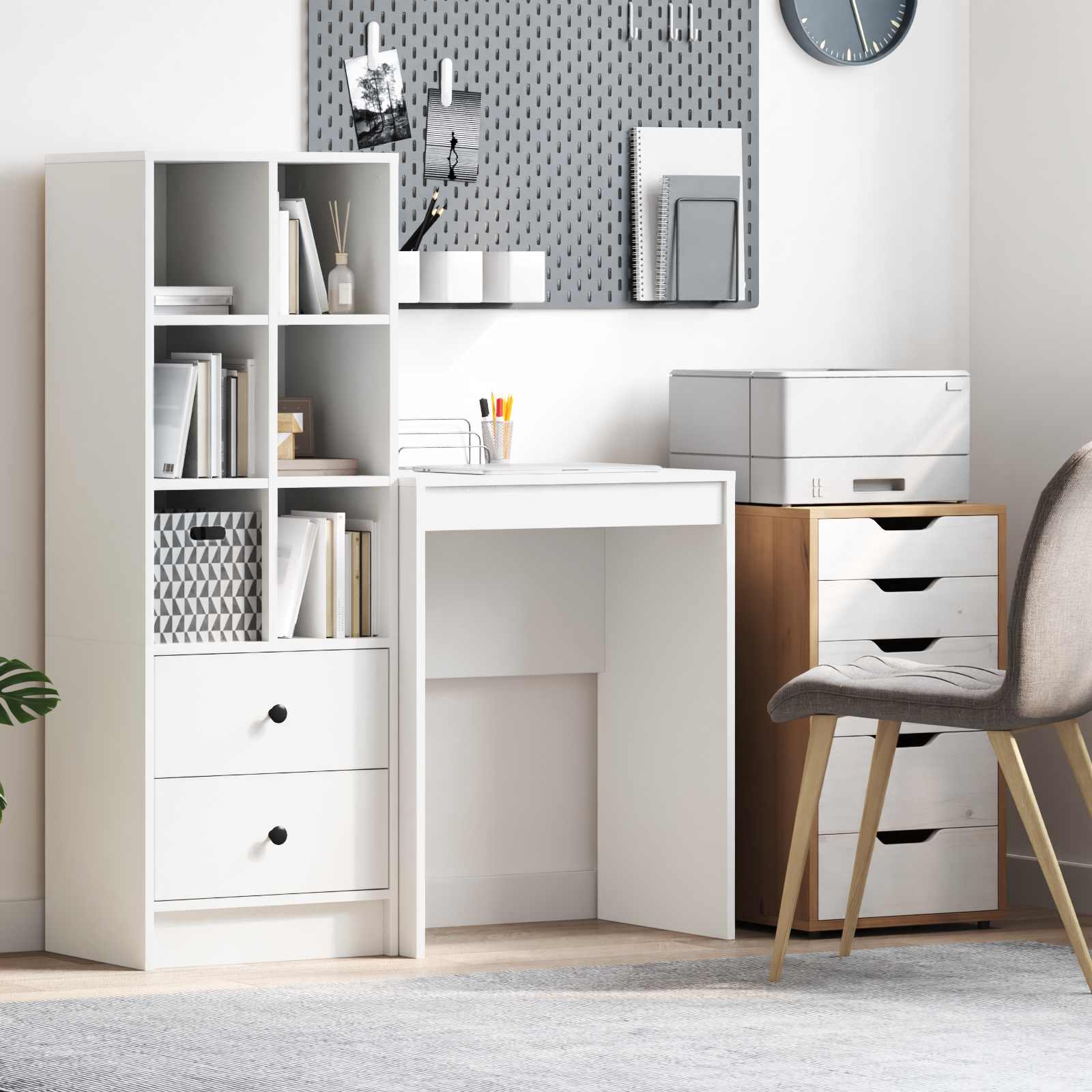 vidaXL Desk White 60 x 40 x 76 cm 1