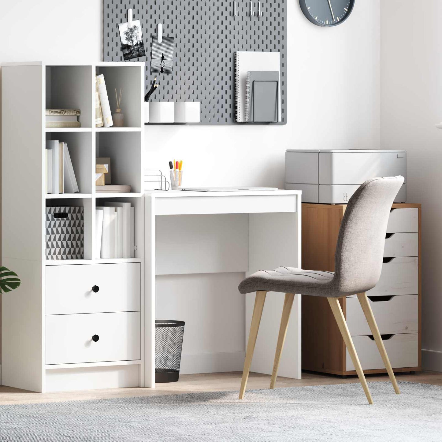 vidaXL Desk White 70 x 40 x 76 cm 1