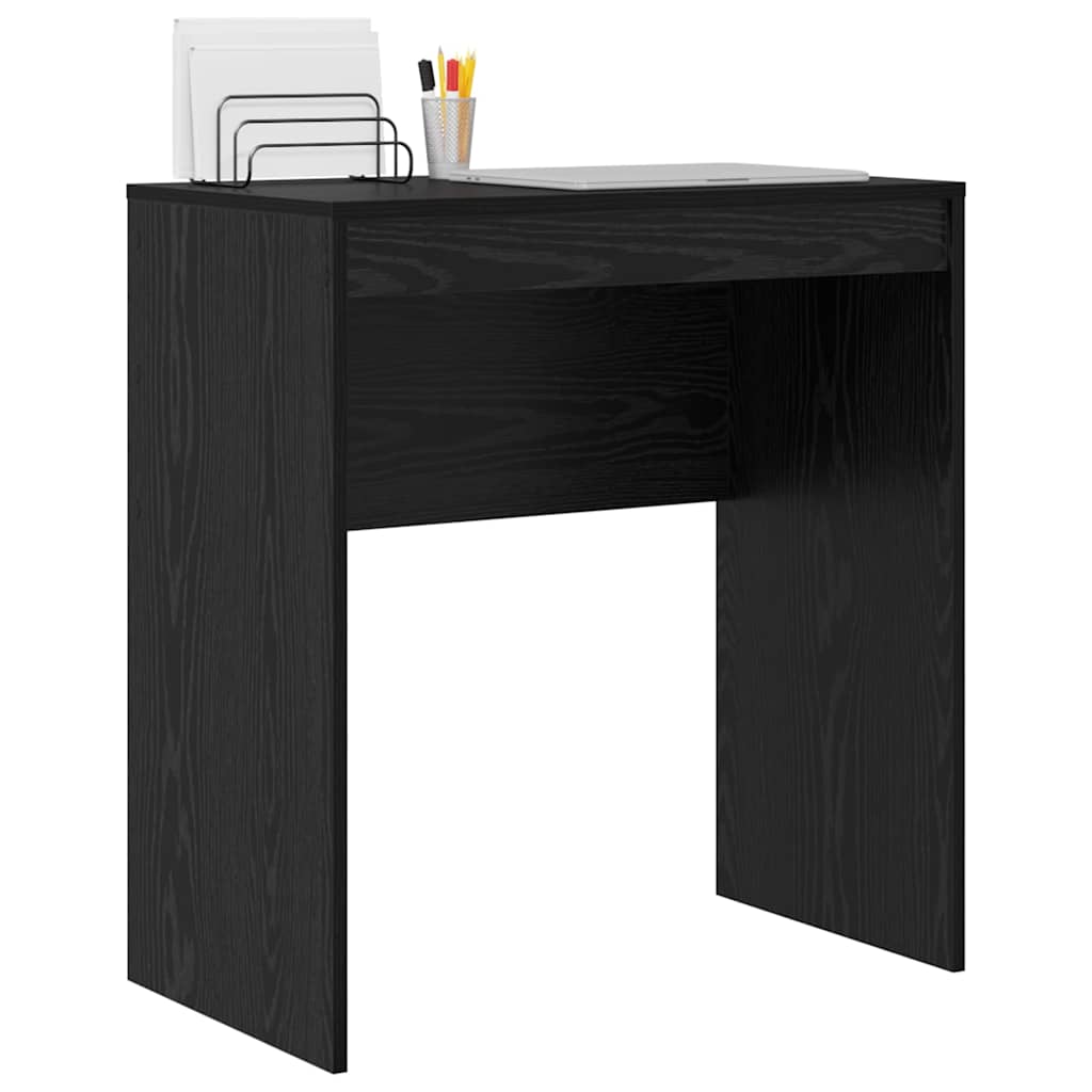 vidaXL Desk Black Oak 70 x 40 x 76 cm 3
