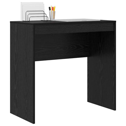 vidaXL Desk Black Oak 80 x 40 x 76 cm 3