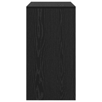 vidaXL Desk Black Oak 80 x 40 x 76 cm 6