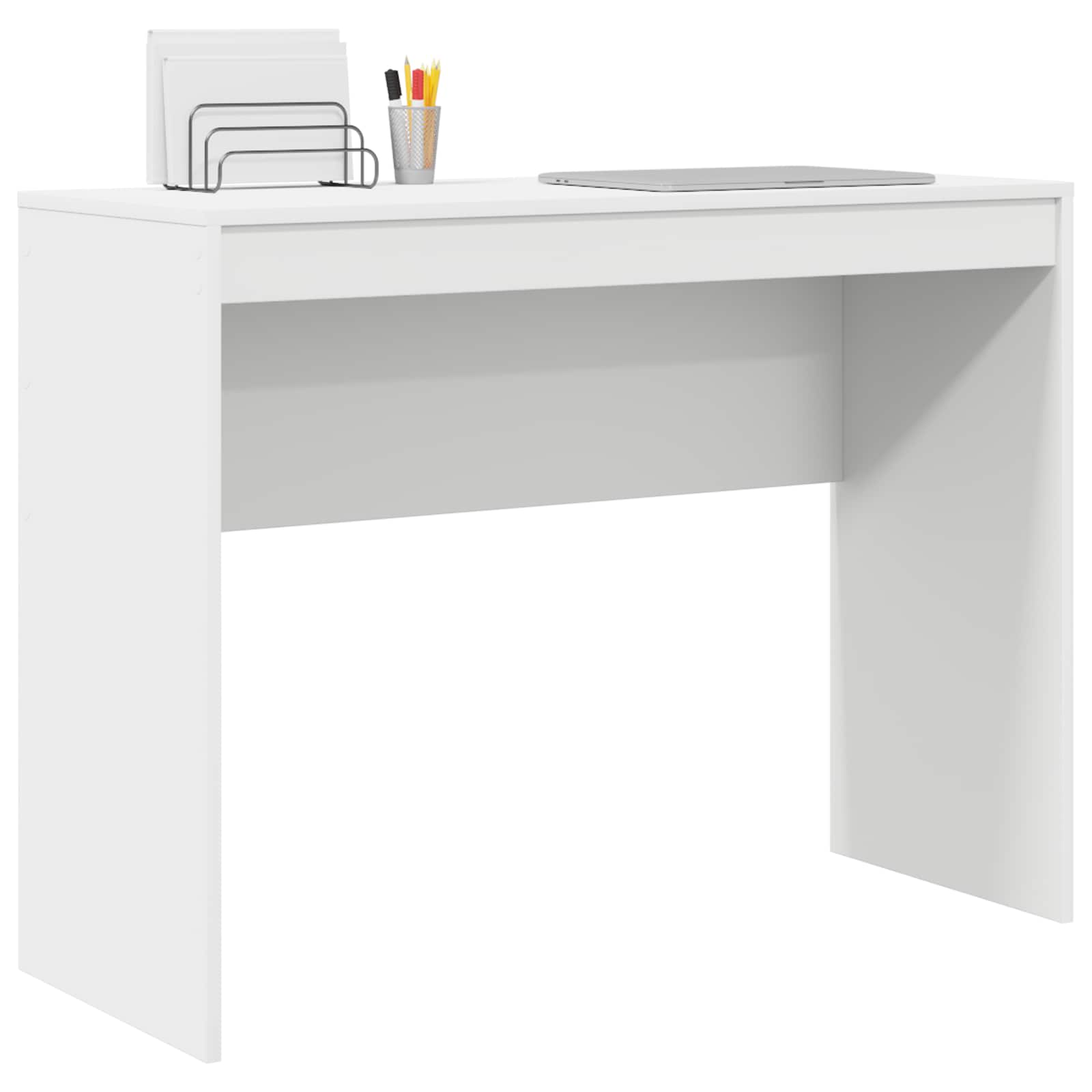 vidaXL Desk White 100 x 40 x 76 cm 3