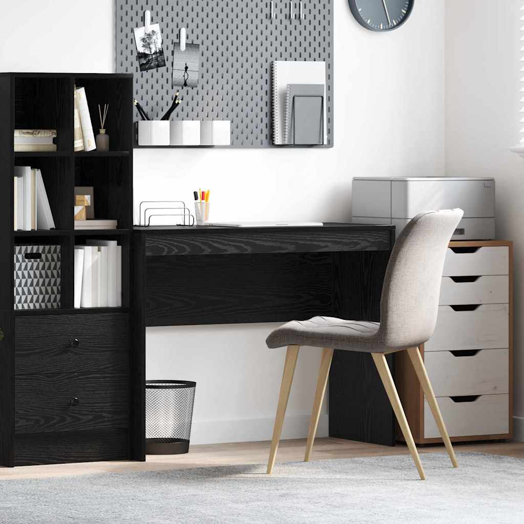 vidaXL Desk Black Oak 100 x 40 x 76 cm 1