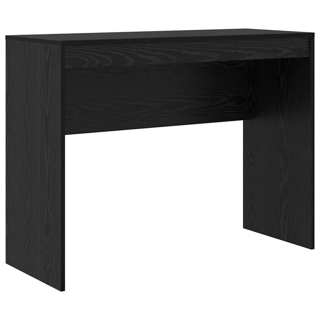 vidaXL Desk Black Oak 100 x 40 x 76 cm 2