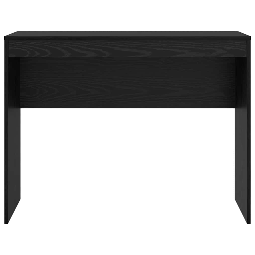 vidaXL Desk Black Oak 100 x 40 x 76 cm 5
