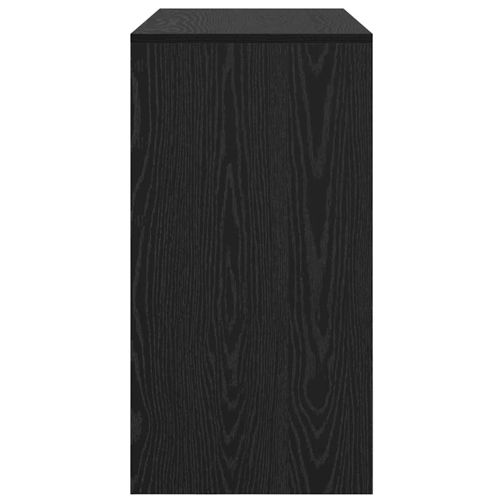 vidaXL Desk Black Oak 100 x 40 x 76 cm 6
