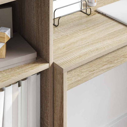 vidaXL Desk Sonoma Oak 100 x 40 x 76 cm 4