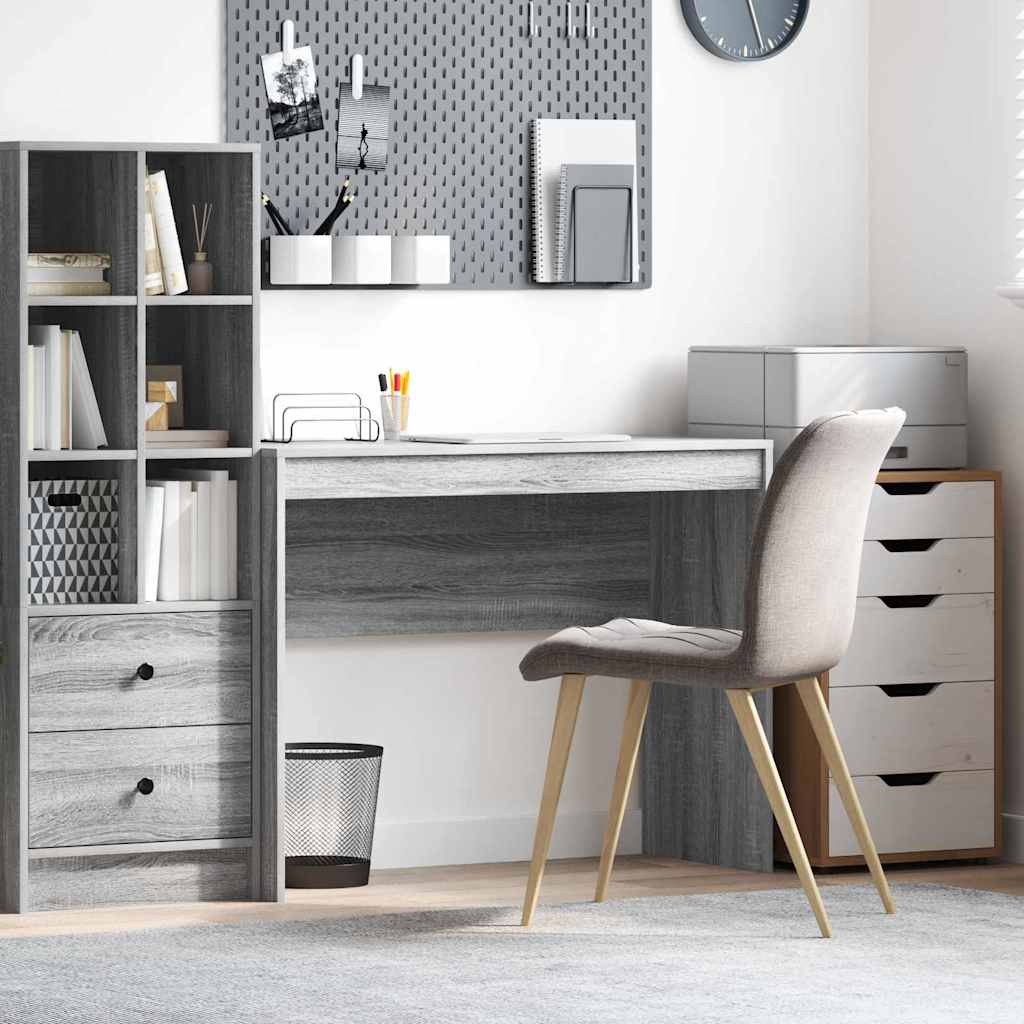 vidaXL Desk Grey Sonoma 100 x 40 x 76 cm 1