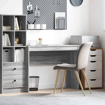 vidaXL Desk Grey Sonoma 100 x 40 x 76 cm 1