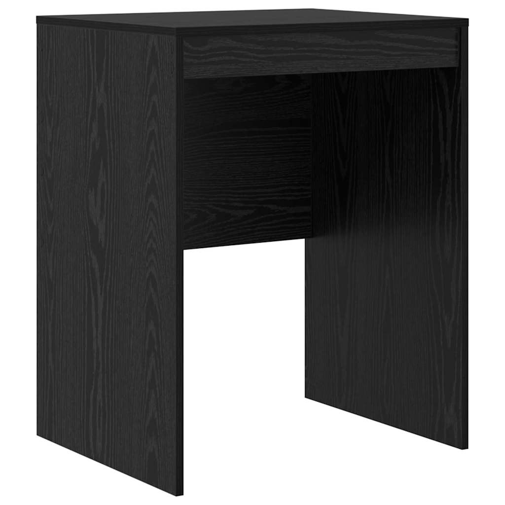 vidaXL Desk Black Oak 60 x 50 x 76 cm 2