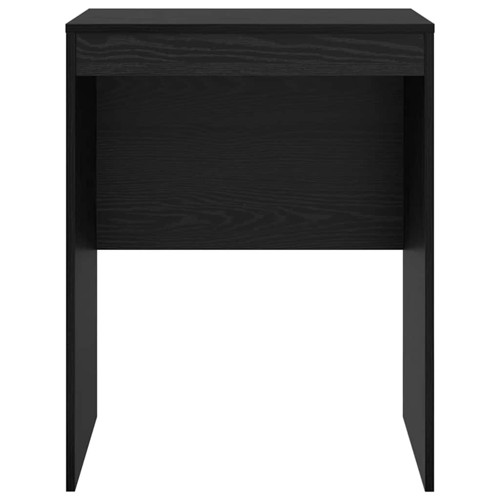 vidaXL Desk Black Oak 60 x 50 x 76 cm 5