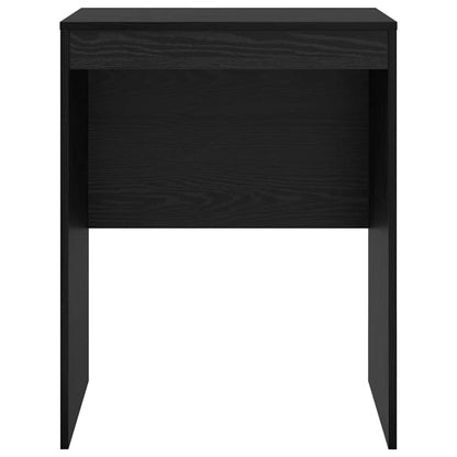 vidaXL Desk Black Oak 60 x 50 x 76 cm 5