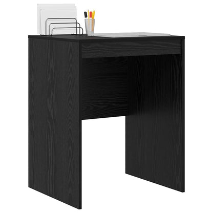 vidaXL Desk Black Oak 60 x 50 x 76 cm 3
