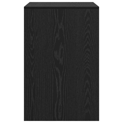 vidaXL Desk Black Oak 60 x 50 x 76 cm 6