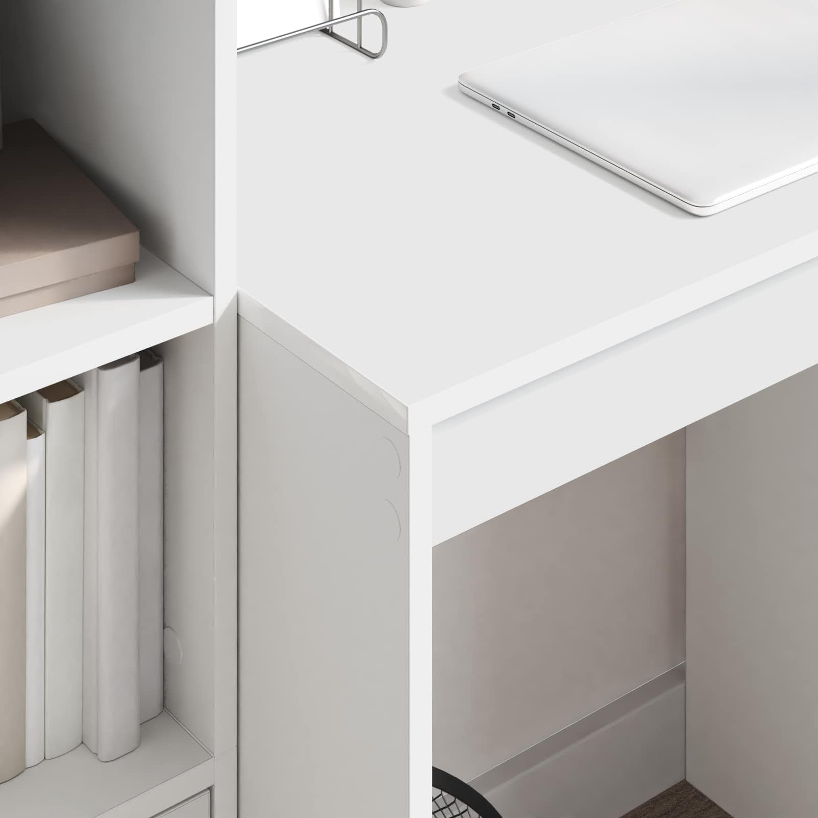 vidaXL Desk White 70 x 50 x 76 cm 4