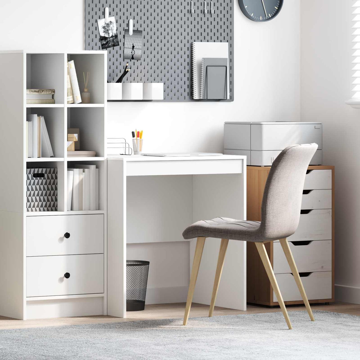 vidaXL Desk White 70 x 50 x 76 cm 1