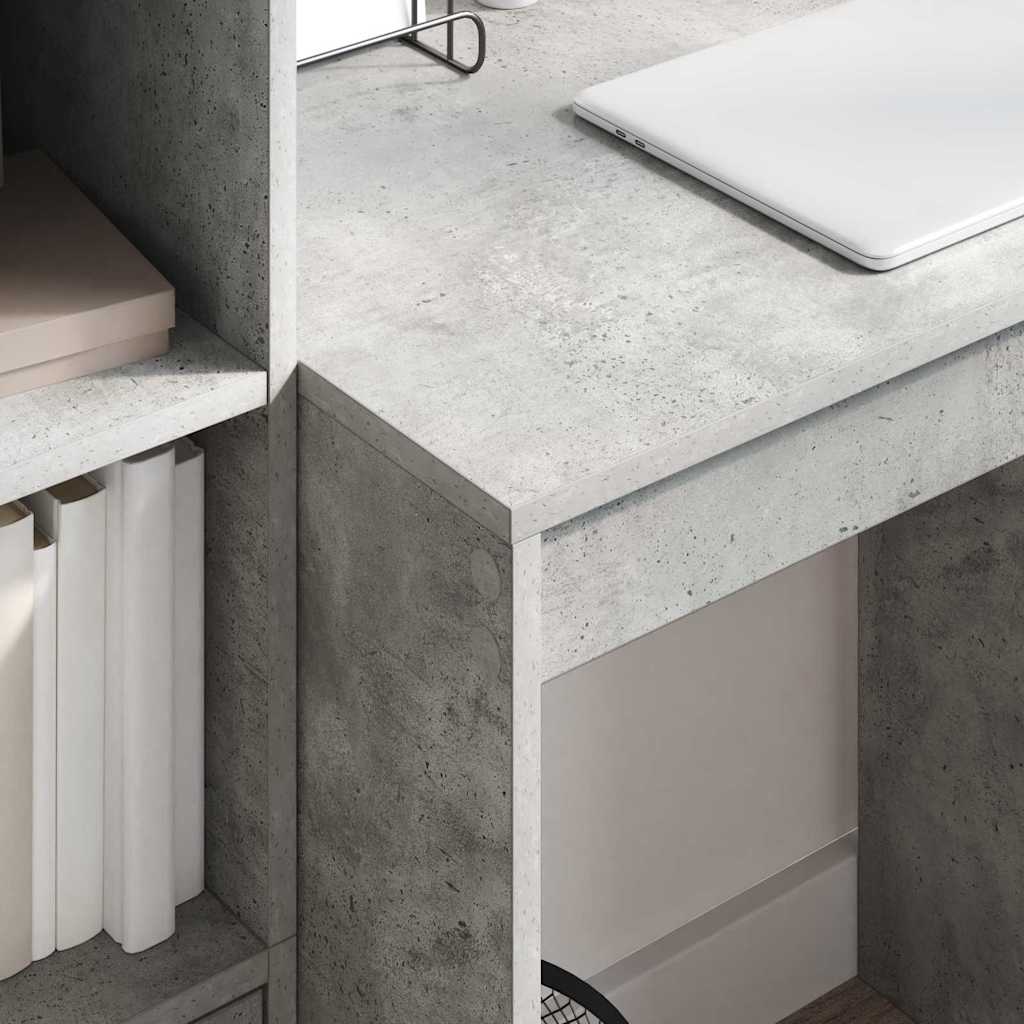 vidaXL Desk Concrete Grey 70 x 50 x 76 cm 4