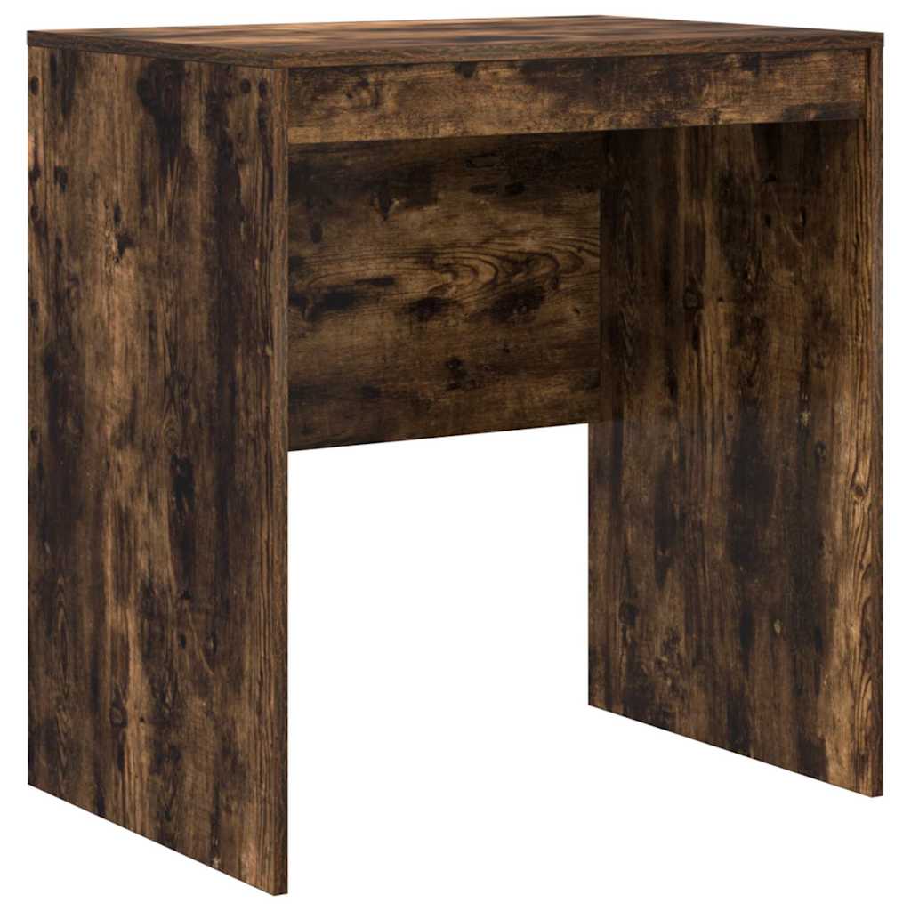 vidaXL Desk Smoked Oak 70 x 50 x 76 cm 2