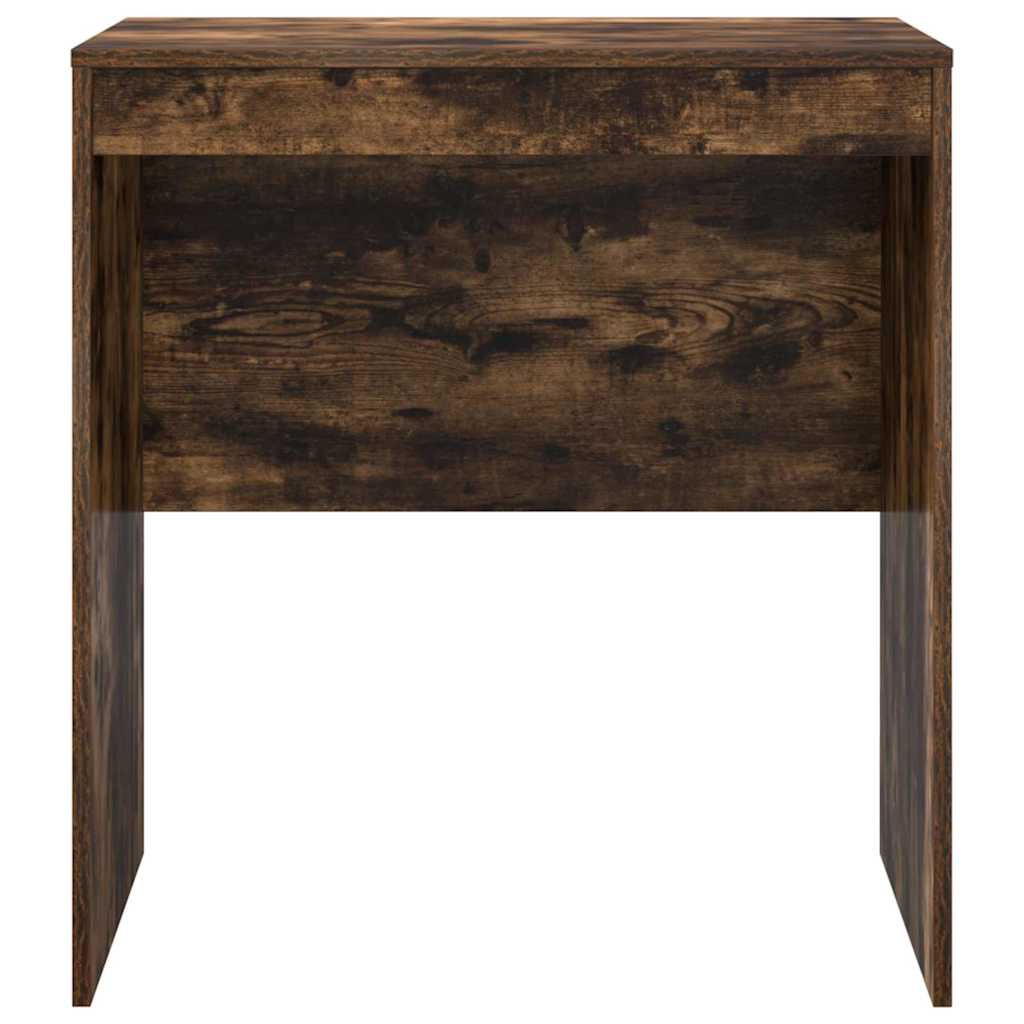 vidaXL Desk Smoked Oak 70 x 50 x 76 cm 5