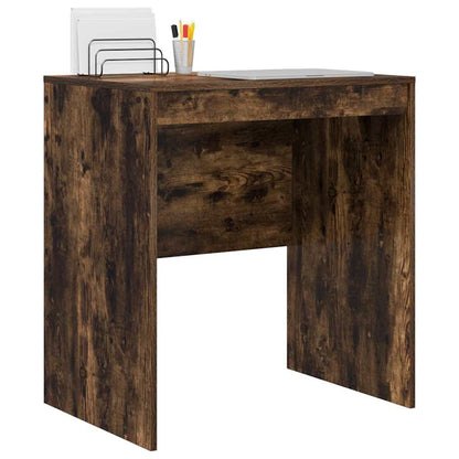 vidaXL Desk Smoked Oak 70 x 50 x 76 cm 3