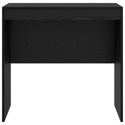 vidaXL Desk Black Oak 80 x 50 x 76 cm 5