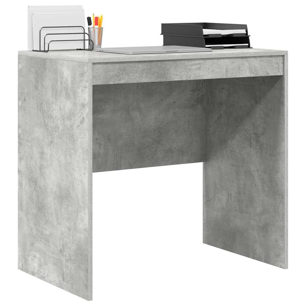 vidaXL Desk Concrete Grey 80 x 50 x 76 cm 3