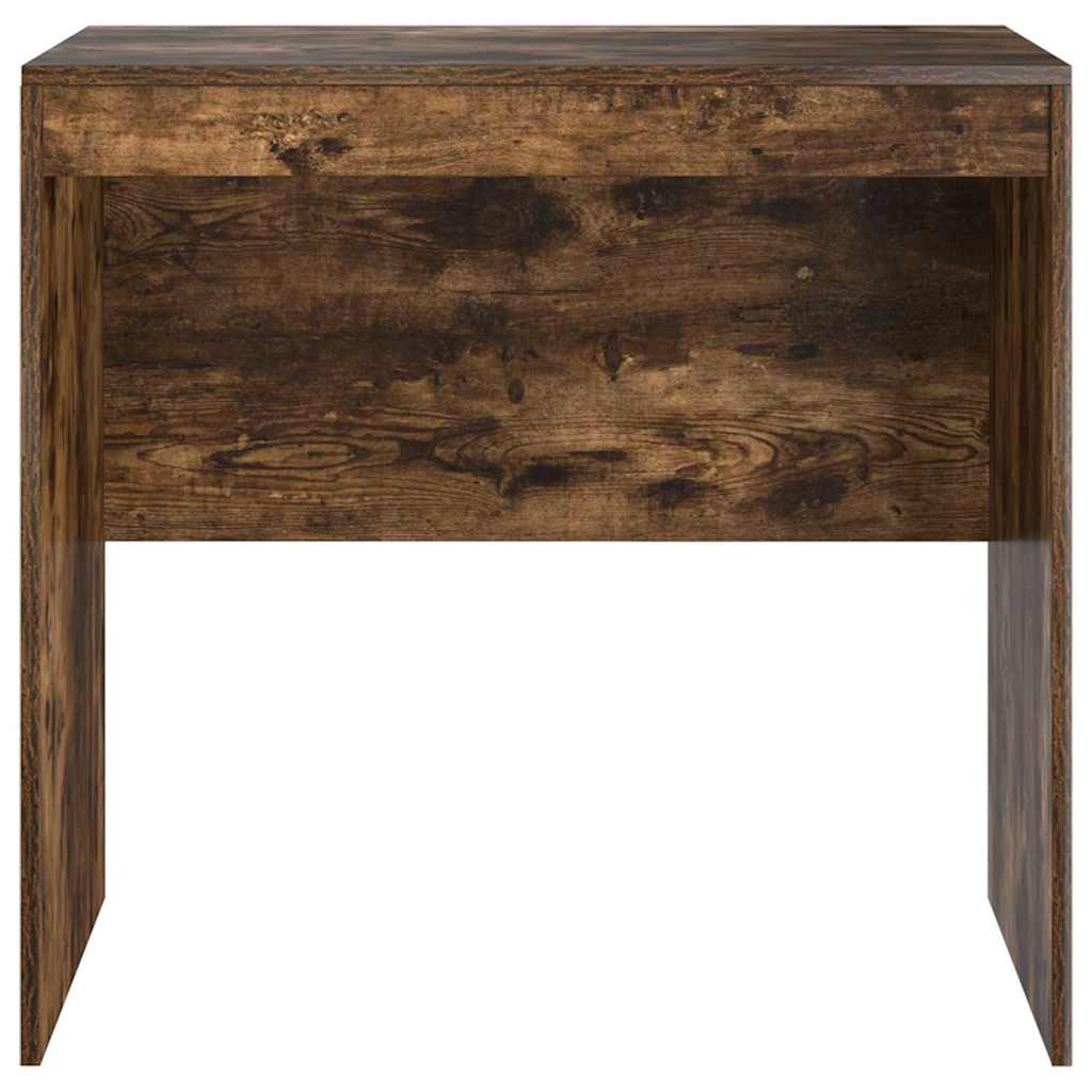 vidaXL Desk Smoked Oak 80 x 50 x 76 cm 5