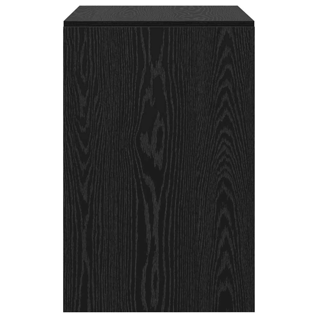 vidaXL Desk Black Oak 90 x 50 x 76 cm 6