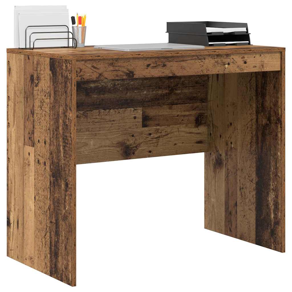 vidaXL Desk Old Wood 90 x 50 x 76 cm 3