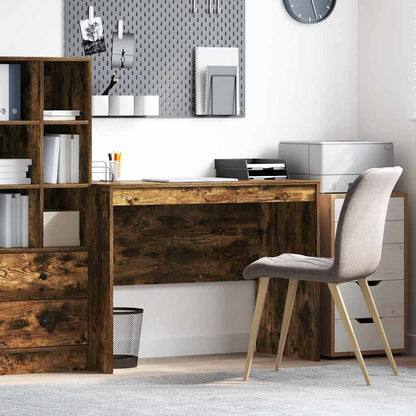 vidaXL Desk Smoked Oak 100 x 50 x 76 cm 1