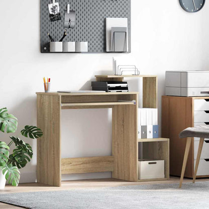 vidaXL Desk Sonoma Oak 106 x 41 x 88.5 cm Engineered Wood 1