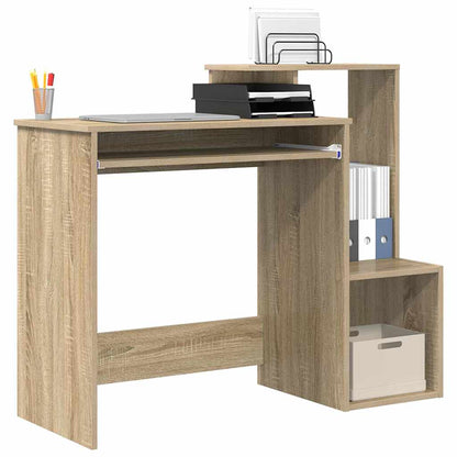 vidaXL Desk Sonoma Oak 106 x 41 x 88.5 cm Engineered Wood 3