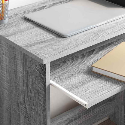 vidaXL Desk Grey Sonoma 106 x 41 x 88.5 cm Engineered Wood 4