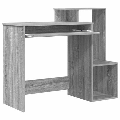 vidaXL Desk Grey Sonoma 106 x 41 x 88.5 cm Engineered Wood 5