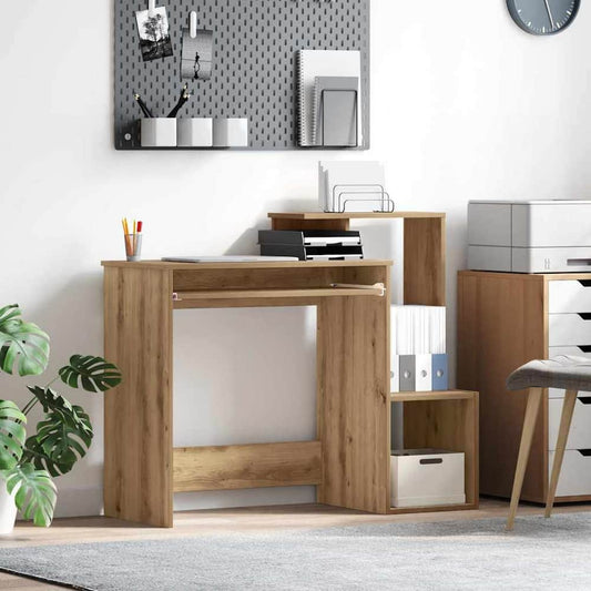 Desk 106 x 41 x 88.5 cm Engineered Wood Artisan oak