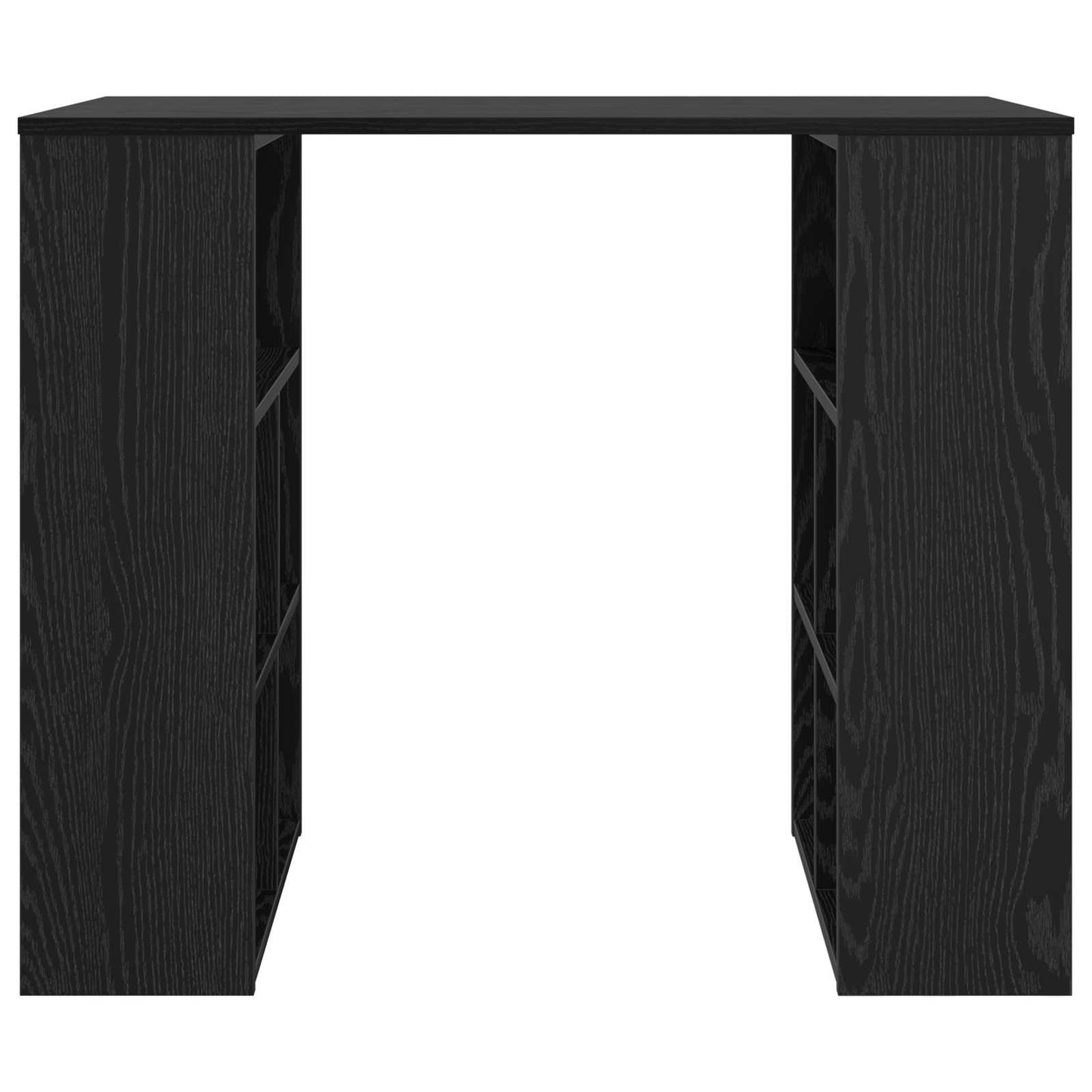 vidaXL Desk Black Oak Engineered Wood 90 x 50 x 75 cm 5