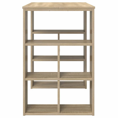 vidaXL Desk Sonoma Oak Engineered Wood 90 x 50 x 75 cm 6