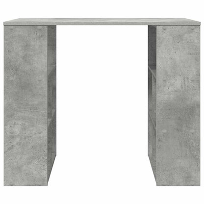 vidaXL Desk Concrete Grey Engineered Wood 90 x 50 x 75 cm 5