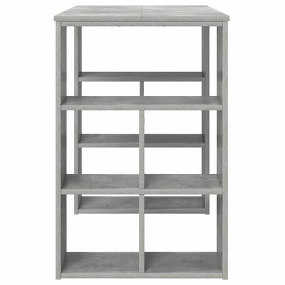 vidaXL Desk Concrete Grey Engineered Wood 90 x 50 x 75 cm 6