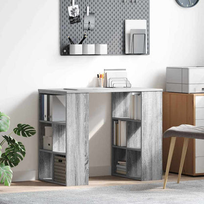 vidaXL Desk Grey Sonoma Engineered Wood 90 x 50 x 75 cm 1