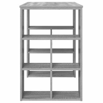 vidaXL Desk Grey Sonoma Engineered Wood 90 x 50 x 75 cm 6