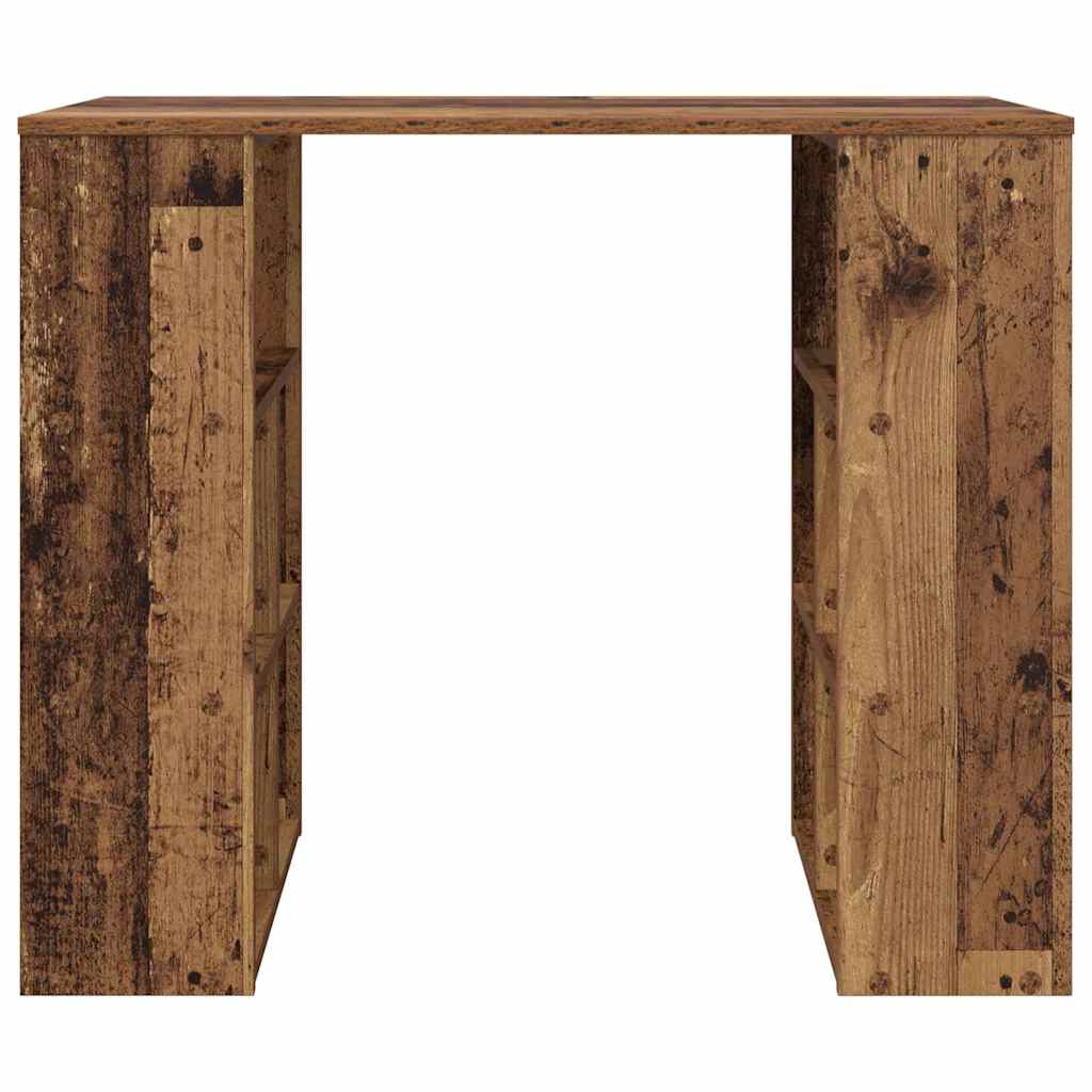 vidaXL Desk Old Wood Engineered Wood 90 x 50 x 75 cm 5
