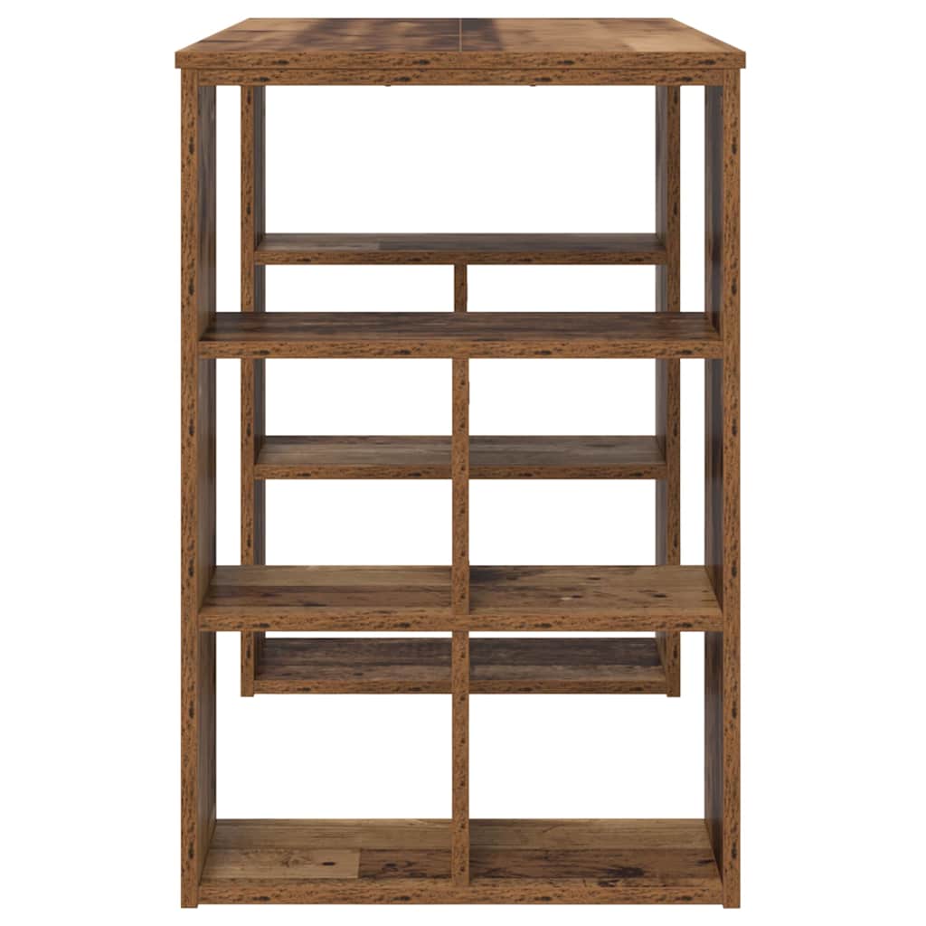 vidaXL Desk Old Wood Engineered Wood 90 x 50 x 75 cm 6