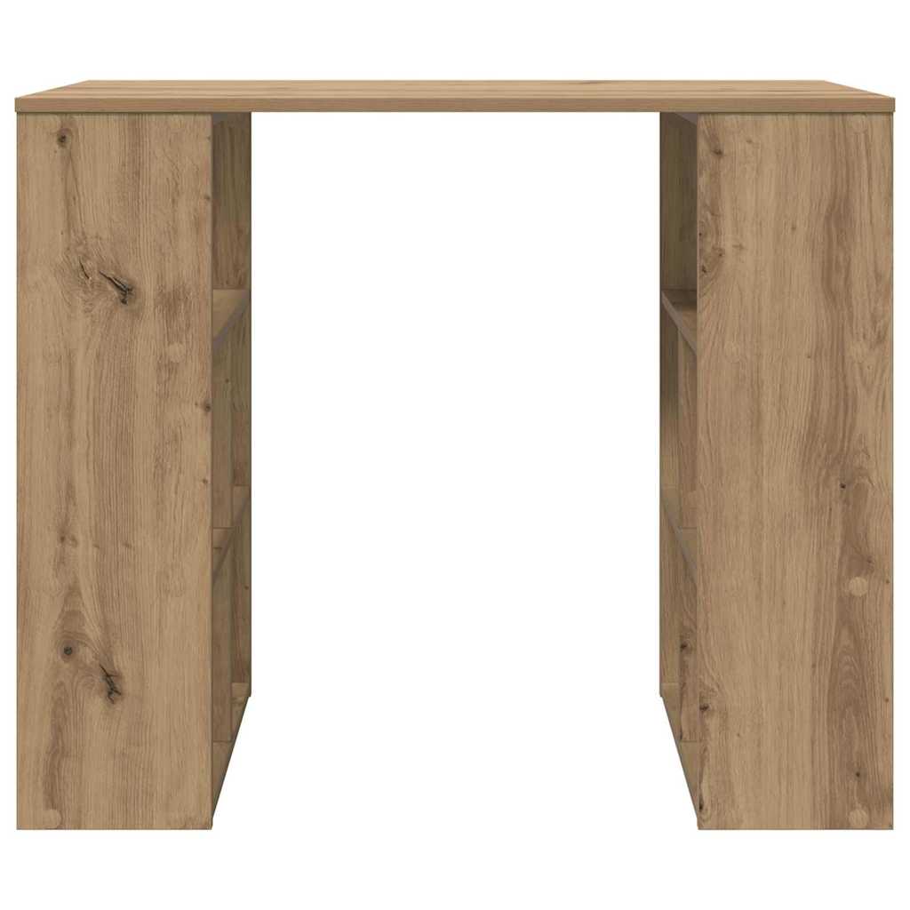 vidaXL Desk Artisan Oak Engineered Wood 90 x 50 x 75 cm 5