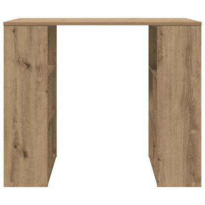 vidaXL Desk Artisan Oak Engineered Wood 90 x 50 x 75 cm 5