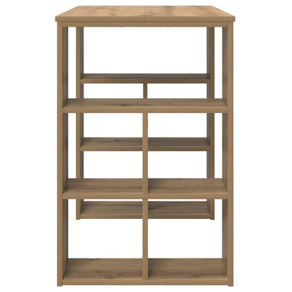 vidaXL Desk Artisan Oak Engineered Wood 90 x 50 x 75 cm 6