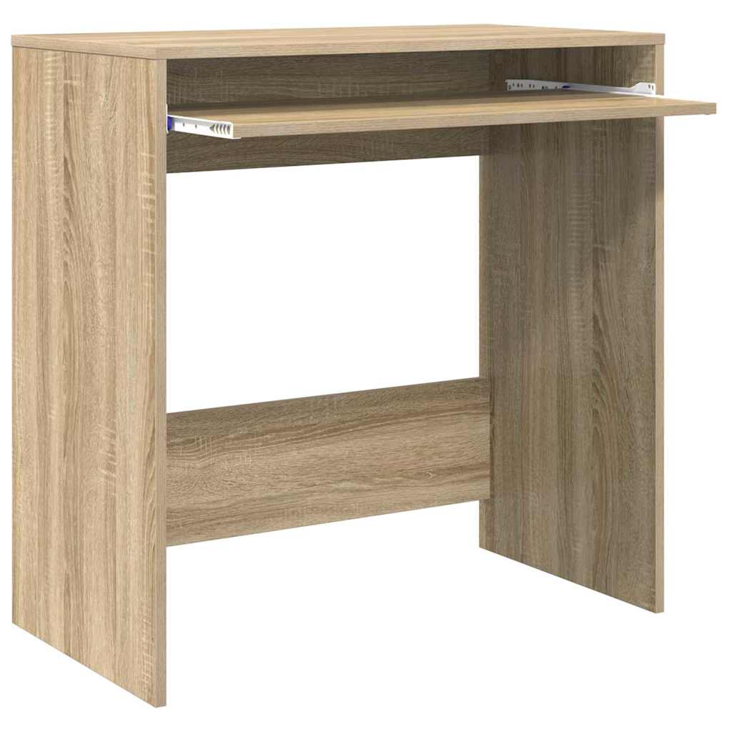 vidaXL Desk Sonoma Oak Engineered Wood 77.5 x 43 x 79 cm 5